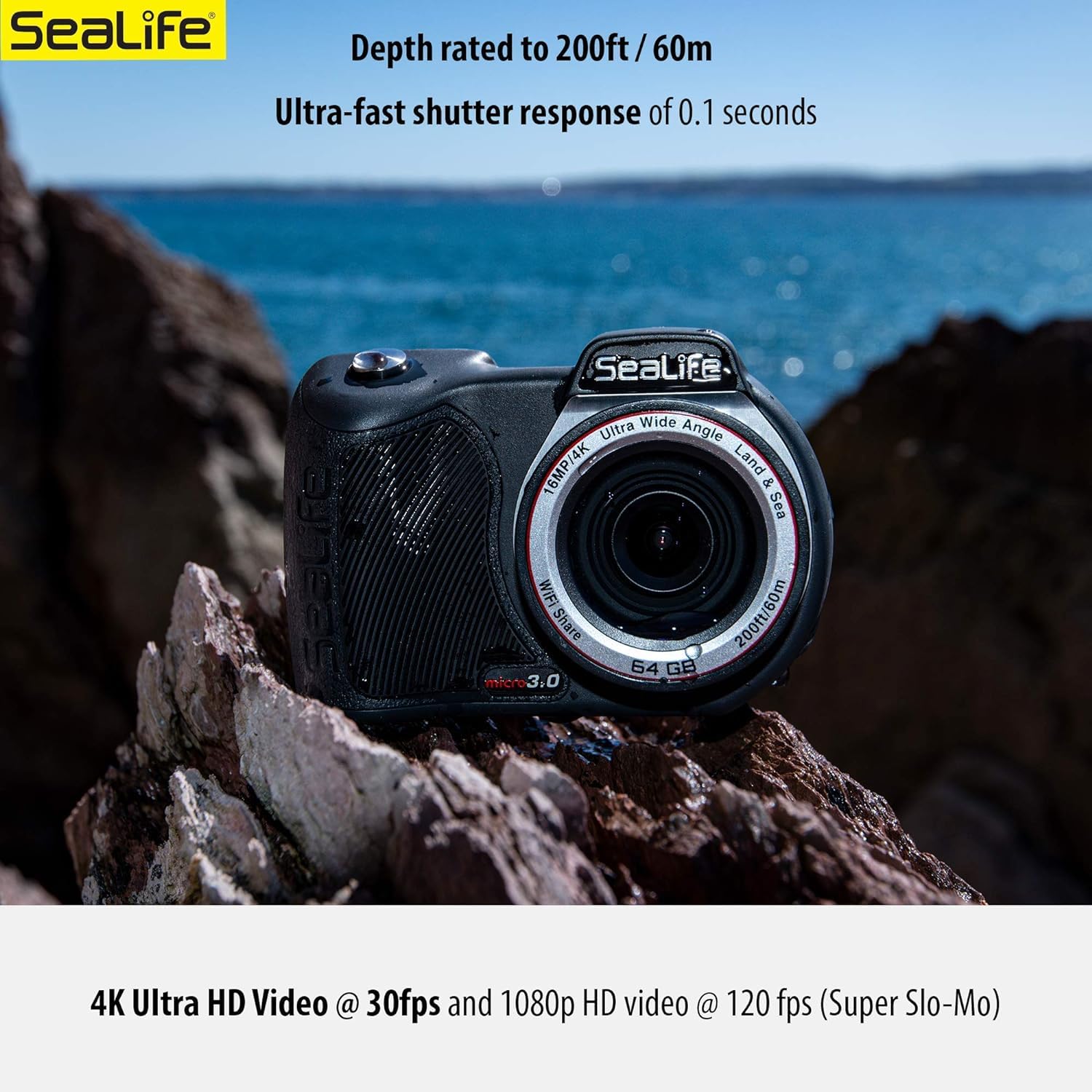 Amazon | SeaLife Micro 3.0 Pro 3000 カラーブースト水中カメラ